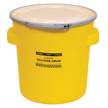 Load image into Gallery viewer, Yellow 20 Gal Salvage Plastic Drum | Metal Lever-Lock | 1654 - 1654 - image 1