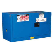 Load image into Gallery viewer, Royal Blue 17 Gal Hazmat Cabinet | 2 Self-Close Doors | 861728 | Justrite - image 1