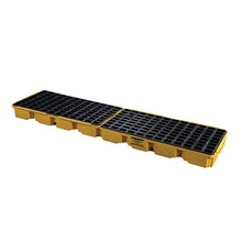 Load image into Gallery viewer, Yellow 4 Drum Modular Spill Containment Platform With Drain IL | 1647D - 1647D - image 1