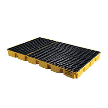Load image into Gallery viewer, Yellow 6 Drum Modular Spill Containment Platform With Drain | 1686D - 1686D - image 1
