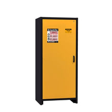 Load image into Gallery viewer, Yellow 30 Gallon 30-Minute EN Flammable Safety Cabinet | 1 Hybrid-Close Door | 22601 | Justrite - image 1
