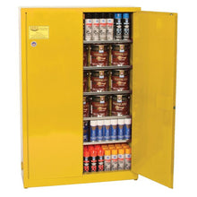 Load image into Gallery viewer, 30 Gal Yellow Aerosol Can Safety Cabinet | Manual Close | YPI77X | Justrite - image 1