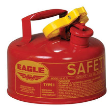 Load image into Gallery viewer, 1 Gal Red Steel Safety Can for Flammables | Arrester | Type I | UI10S | Eagle - image 1