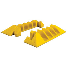 Load image into Gallery viewer, End Caps with T-Connectors | Bumble Bee 4 Channel Cable Protectors | Yellow | BB4EB-300GM-Y - BB4EB-300GM-Y - image 1