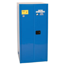 Load image into Gallery viewer, 60 Gal Blue Manual Close Metal Corrosive Safety Cabinet | 2 Door | CRA62X - CRA62X - image 1