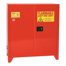 Load image into Gallery viewer, Red 40 Gal Paint and Ink Safety Cabinet | Tower | PI32XLEGS - PI32XLEGS - image 1