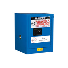 Load image into Gallery viewer, Royal Blue 4 Gal Countertop HazMat Cabinet | 1 Self-Close Door | 860428 | Justrite - image 1