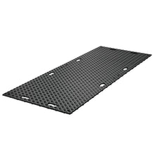 Load image into Gallery viewer, 3' x 8' MambaMAT® Composite Ground Protection Mat, 95 Ton Load Capacity, Black - MM38 - MM38 - image 1