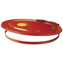 Load image into Gallery viewer, Red Drum Cover With Fusible Link for 55 Gallon Drum | 26750 | Justrite - image 1
