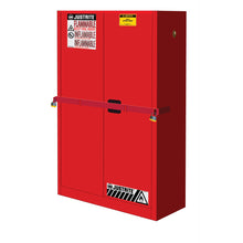 Load image into Gallery viewer, 45 Gal Red Flammables Cabinet | High-Security, 2 Door | SC29884R | Justrite - image 1