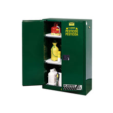 Load image into Gallery viewer, Green 60 Gallon Pesticides Safety Cabinet | 2 Self-Close Doors | 896024 | Justrite - image 1