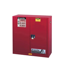 Load image into Gallery viewer, Red 40 Gallon Combustibles Safety Cabinet | 2 Manual-Close Doors | 893011 | Justrite - image 1