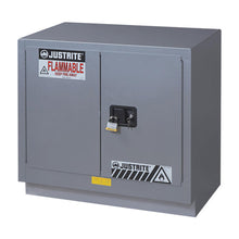 Load image into Gallery viewer, Silver 23 Gal Under Fume Hood Safety Cabinet | 2 Manual-Close Doors | 883604 - 883604 - image 1
