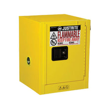 Load image into Gallery viewer, 4 Gal Yellow Countertop Flammable Cabinet | 1 Door | 890400 | Justrite - image 1