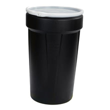 Load image into Gallery viewer, Black 55 Gal Lab Pack Drum Barrel | Plastic Lever-Lock | 1655BLK - 1655BLK - image 1