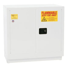 Load image into Gallery viewer, White 22 Gal Flammable Liquid Cabinet | Under Counter | 1 Shelf, 2 Door, Self Close | 1970XWHTE - 1970XWHTE - image 1
