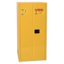 Load image into Gallery viewer, Yellow 60 Gal Flammable Liquid Cabinet | 2 Shelves, 2 Door, Manual Close | 1962X | Justrite - image 1