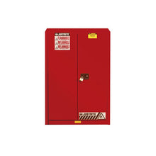 Load image into Gallery viewer, Red 60 Gallon Combustibles Safety Cabinet | 2 Self-Close Doors | 894531 | Justrite - image 1
