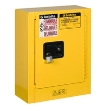 Load image into Gallery viewer, Yellow Mini Transportable Flammable Safety Cabinet | 890200 | Justrite - image 1