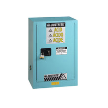 Load image into Gallery viewer, Blue 15 Gal Compac Corrosives/Acids Safety Cabinet | 1 Self-Close Door | 891522 | Justrite - image 1