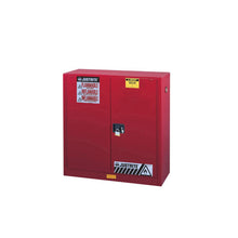 Load image into Gallery viewer, Red 40 Gallon Combustibles Safety Cabinet | 2 Self-Close Doors | 893031 | Justrite - image 1