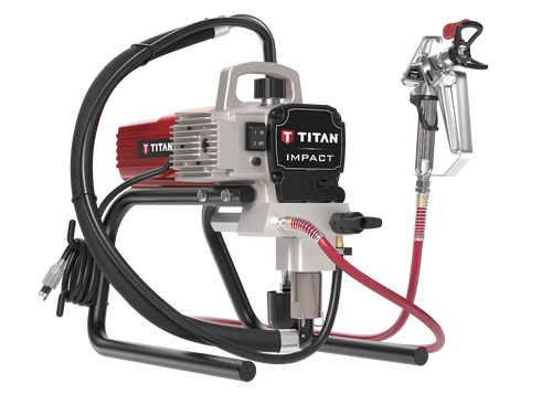 Titan Impact 410 3000 PSI @ 0.47 GPM Electric Airless Paint Sprayer - Skid