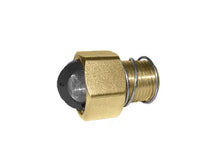 Load image into Gallery viewer, Brass Garden Hose Inlet Adapter 3/4" FGH x 1/2" MNPT with Filter and Spring