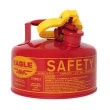 Load image into Gallery viewer, 1 Gal Red Steel Safety Can for Flammables | Arrester | Type I | UI10S | Eagle - image 2