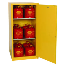 Load image into Gallery viewer, Yellow 60 Gal Flammable Liquid Cabinet | 2 Shelves, 1 Door, Manual Close | 1961X | Justrite - image 2