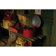 Load image into Gallery viewer, 4 Quart Red Steel Bench Can | Dasher Screen | B604 - B604 - image 2