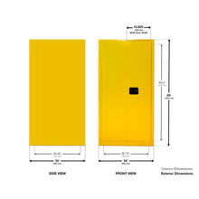Load image into Gallery viewer, White 55 Gal Safety Cabinet With Drum Rollers | Manual-Close Doors | 896265 - 896265 - image 2