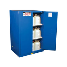 Load image into Gallery viewer, Royal Blue 90 Gal Hazmat Cabinet | 2 Self-Close Doors | 869028 | Justrite - image 2
