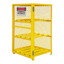 Load image into Gallery viewer, Durham Horizontal Gas Cylinder Cabinet, Capacity of 6, Self Close - image 2