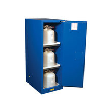 Load image into Gallery viewer, Royal Blue 54 Gal Hazmat Cabinet | 1 Self-Close Door | 865428 | Justrite - image 2
