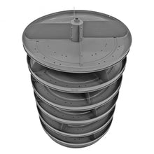 Load image into Gallery viewer, Durham 17″ Revolving Rotabin, 6 Shelves - image 2