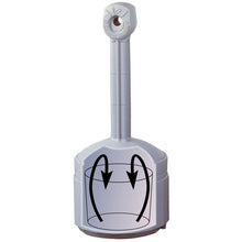 Load image into Gallery viewer, Pewter Gray Plastic Outdoor Ashtray 4 Gallon | 26800 | Justrite - image 2