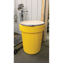 Load image into Gallery viewer, Yellow 40 Gal Lab Pack Plastic Drum | Metal Lever-Lock | 1651M - 1651M - image 2