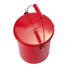 Load image into Gallery viewer, 6 Quart Red Steel Bench Can | Dasher Screen, Lid | B606 - B606 - image 2