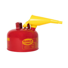 Load image into Gallery viewer, 2.5 Gal Red Steel Safety Can for Flammables | Funnel | Type I | UI25FS - UI25FS - image 2