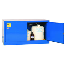 Load image into Gallery viewer, 15 Gal Blue Manual Close Metal Corrosive Safety Cabinet | 2 Door | ADDCRAX - ADDCRAX - image 2