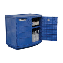 Load image into Gallery viewer, Blue Plastic Corrosives and Acid Cabinet | Manual Close Doors | 24180 - 24180 - image 2