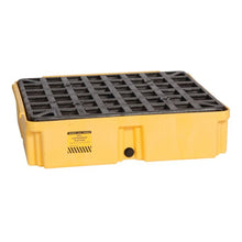 Load image into Gallery viewer, Yellow 1 Drum Modular Spill Containment Platform With Drain | 1633D - 1633D - image 2