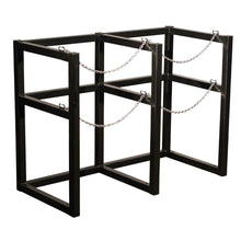 Load image into Gallery viewer, 2 Tank Cryogenic Gas Cylinder Rack | 22" Max Dia | 35188 - 35188 - image 2