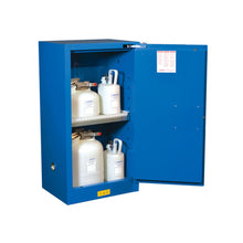 Load image into Gallery viewer, Royal Blue 15 Gal Hazmat Cabinet | 1 Self-Close Door | 861528 | Justrite - image 2