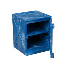 Load image into Gallery viewer, Blue 4 Gal Bench Poly Safety Cabinet | Quik-Assembly | M04CRA - M04CRA - image 2