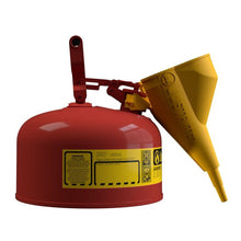 Load image into Gallery viewer, Type 1 | Steel Safety Can w/ Funnel | 2 Gal, Red | 7120110 - 7120110 - image 2