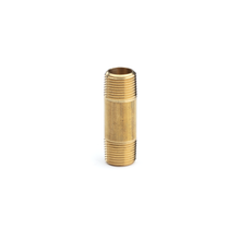 Load image into Gallery viewer, Clemco 03720 Nipple, 3/8" X 2", Brass