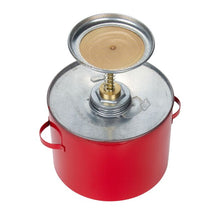 Load image into Gallery viewer, 4 Quart Red Steel Plunger Disp Can | P704 - P704 - image 3