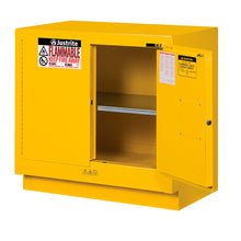 Load image into Gallery viewer, 23 Gal Under Fume Hood Cabinet | 2 Doors, Yellow | 883620 | Justrite - image 3