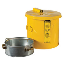 Load image into Gallery viewer, Yellow 3.5 Gallon Steel Dip Tank With Fusible Link | 27613 - 27613 - image 3